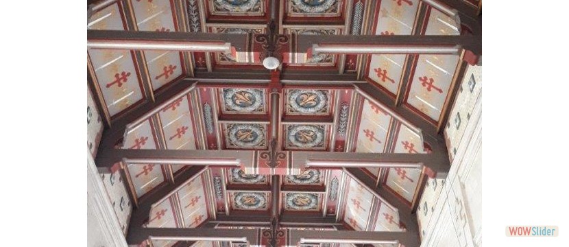 PLAFOND DE LA BASILIQUE DE BOIS CHENU