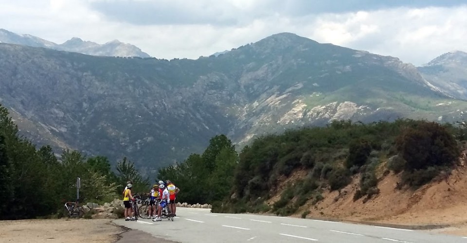 Une petite pause bien méritée (51 km de grimpette aujourd'hui)