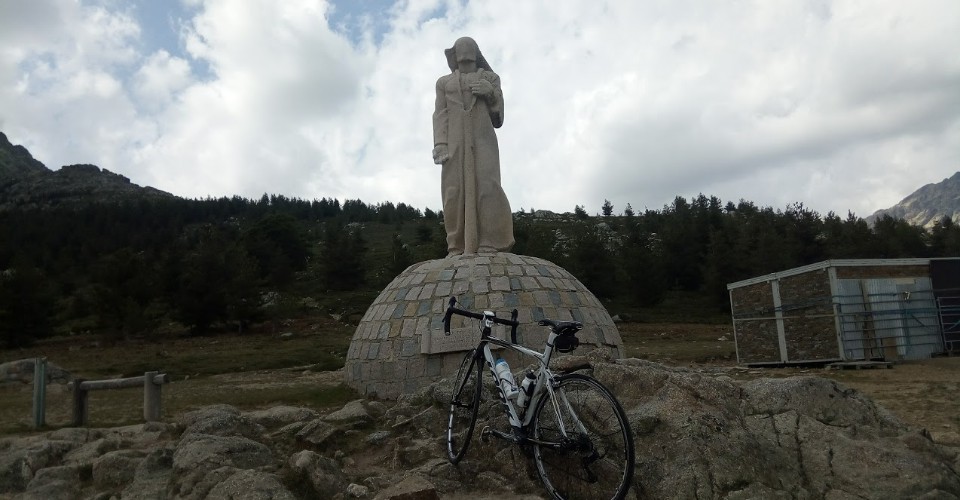 Le col de Vergio (1478 m) et le Christ Roi