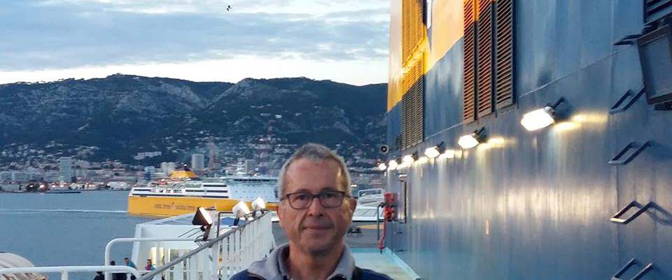 Alain a fait la route, avec Daniel, jusqu'à Toulon où ils ont pris la mer pour Bastia