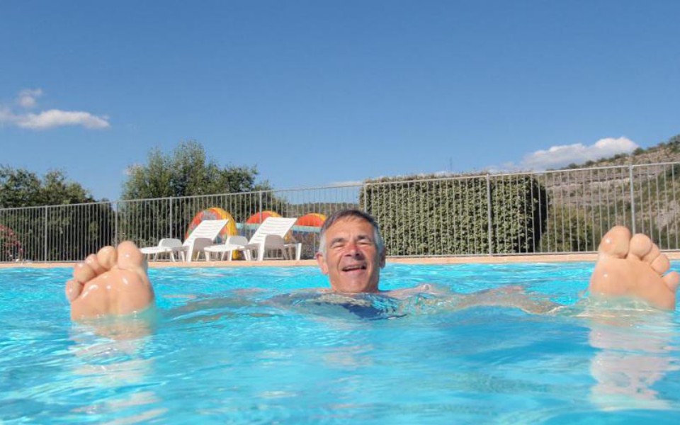 La piscine, c'est le pied