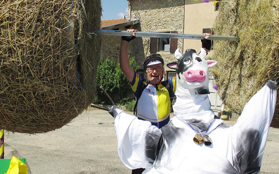 Hubert et Blanchette aux haltères