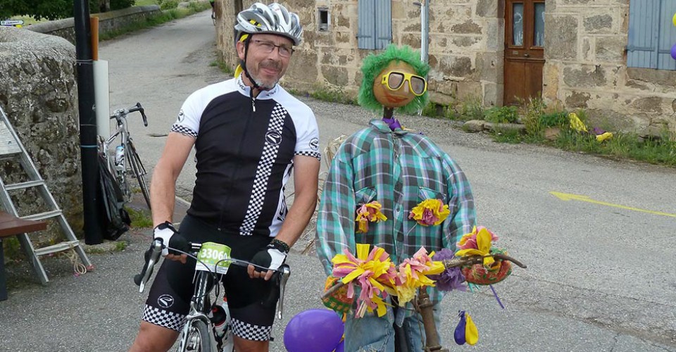 Monestier. Pascal, un collègue : deux cyclos heureux