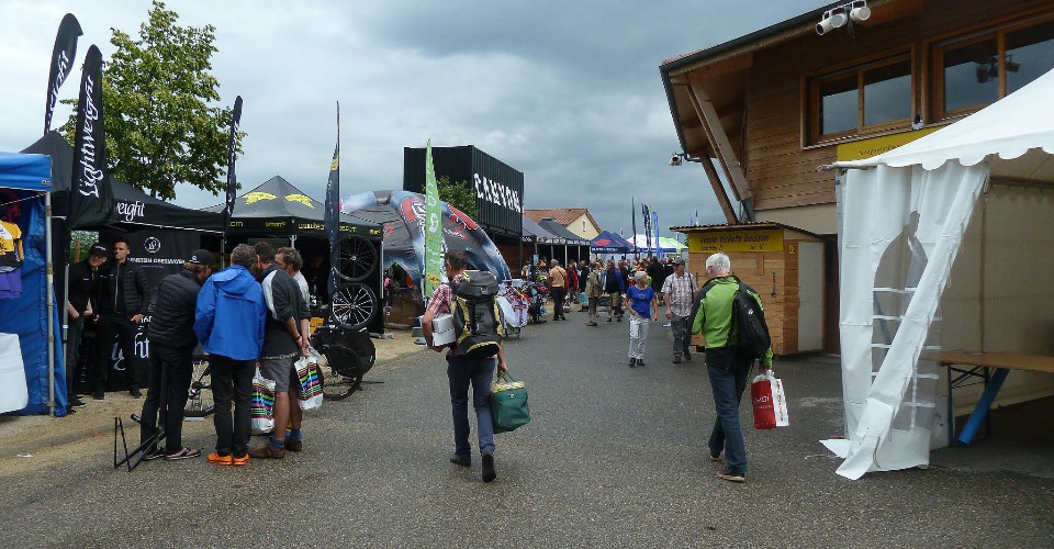 Le village de l'Ardéchoise à Saint-Félicien